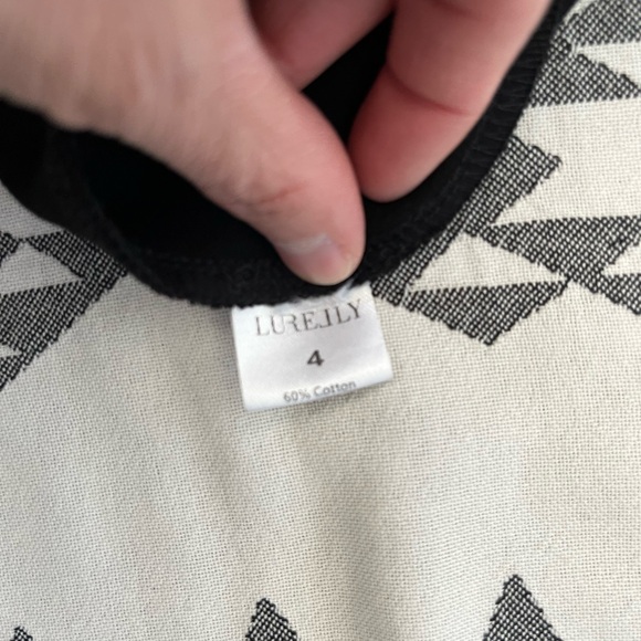 Lurelly Black Ski Cut Out Dress with High Slit size 4 - Picture 5 of 7